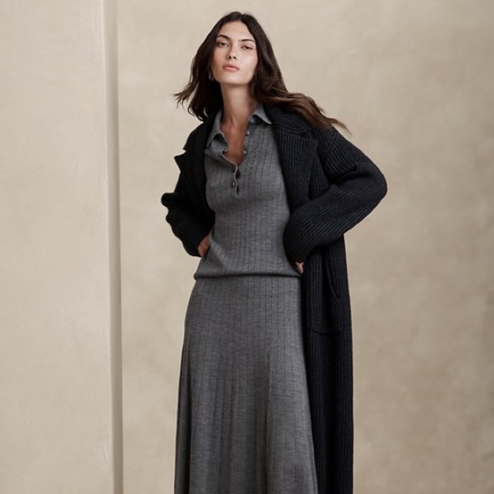 Marino Wool Polo Sweater